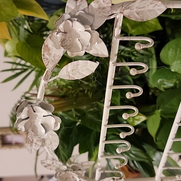 🌼 Jewelry Display Holder Costal white wash Metal - Picture 4 of 7